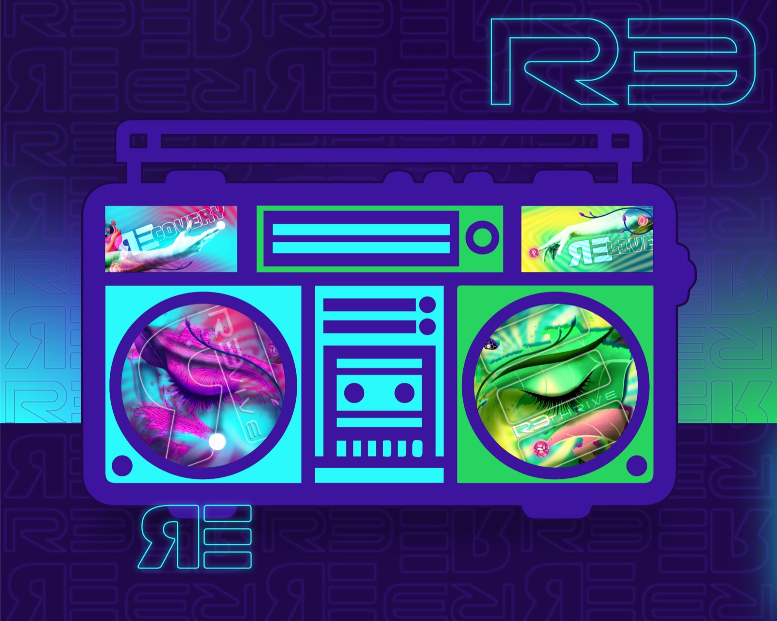 EDC Boombox illustration