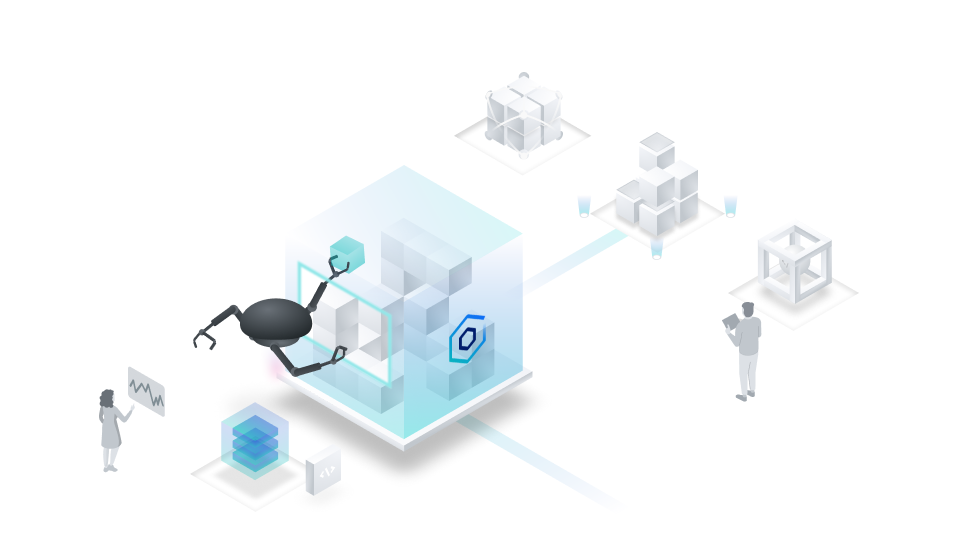 IBM Cloud Kubernetes Service illustration in the light theme