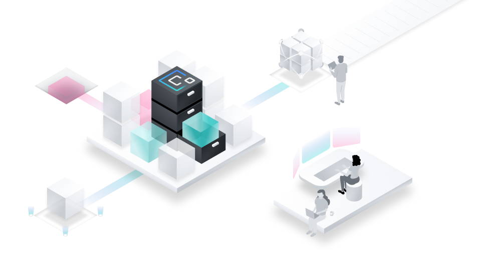 Container Registry illustration in the light theme