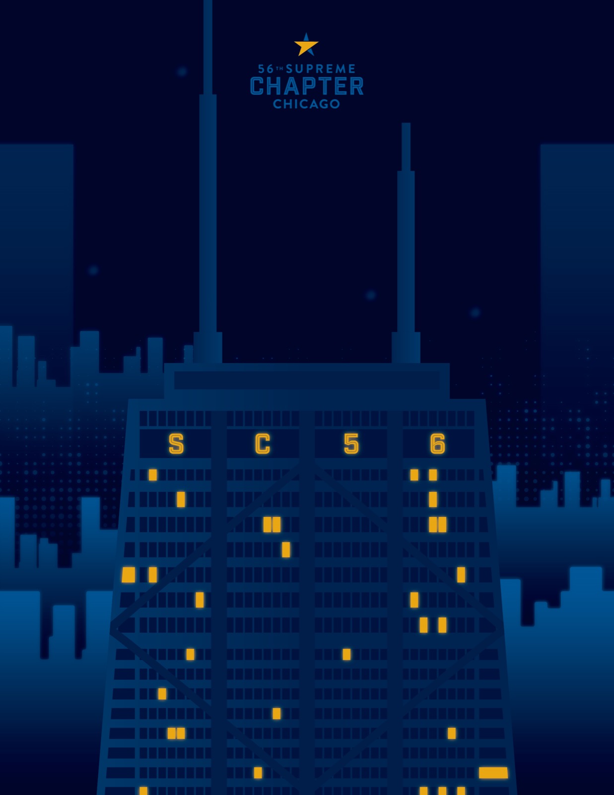 Supreme Chapter Chicago · tower poster