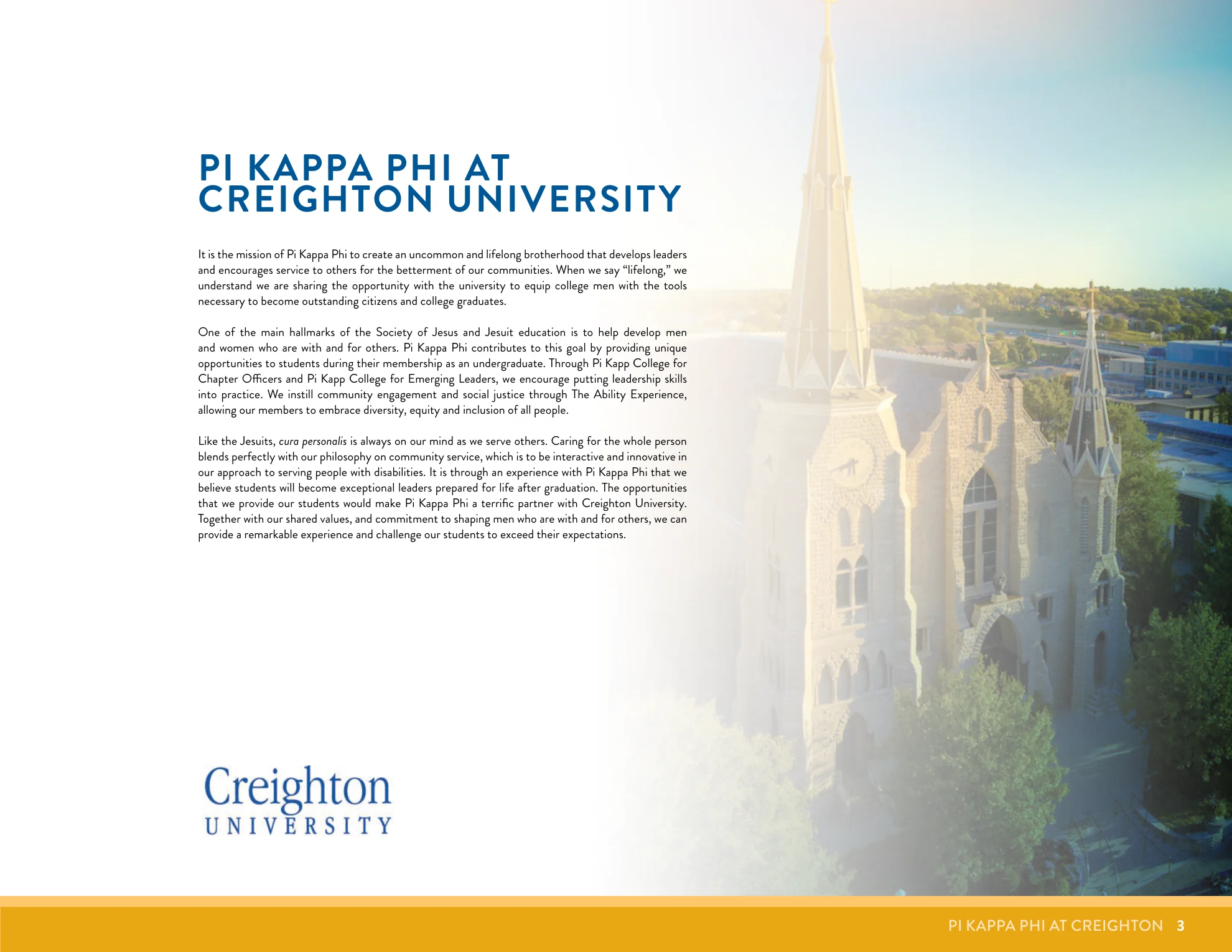 Complete Creighton University opener from the Expansion Portfolio